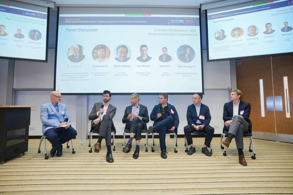 Panel discussion at the HKUST-IESE ETA Summit.