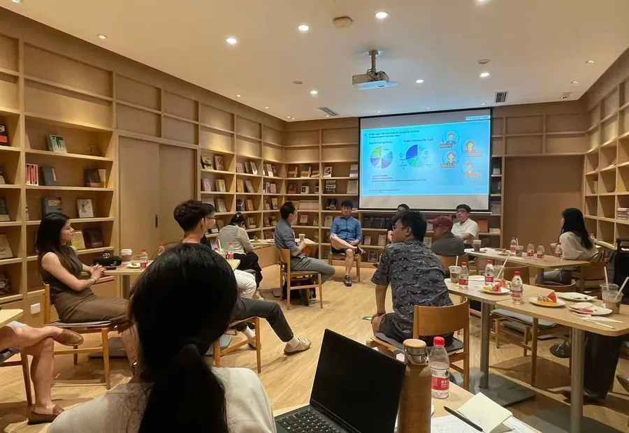 Entrepreneurship sharing session at Zhongguancun Science City.