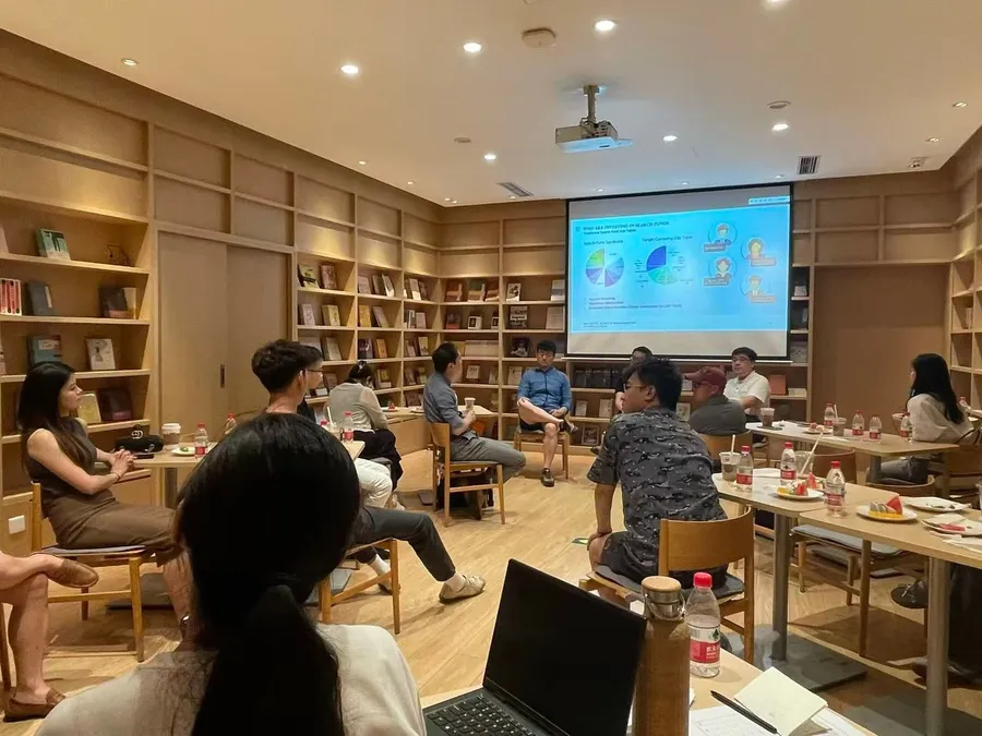 Entrepreneurship sharing session at Zhongguancun Science City.