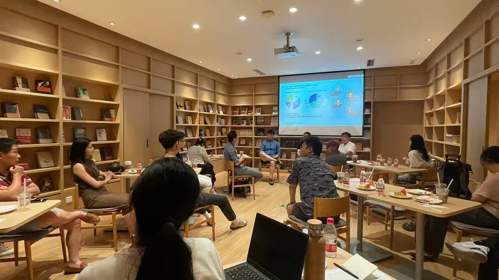 Entrepreneurship sharing session at Zhongguancun Science City.
